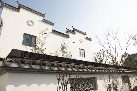 中新泾公园建成开放 在长宁也能欣赏徽派建筑