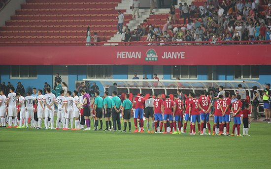 中超保级卡位战建业主场1-0击退辽宁