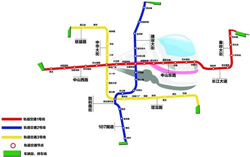 石家庄地铁时代来了 2020年将建成3条线路