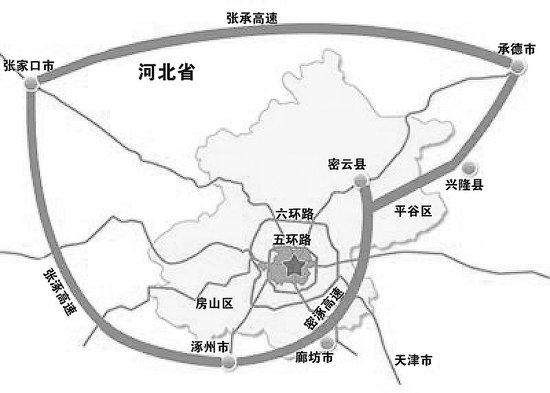 北京将建七环全长约940公里 九成路段在河北_房产_腾讯网