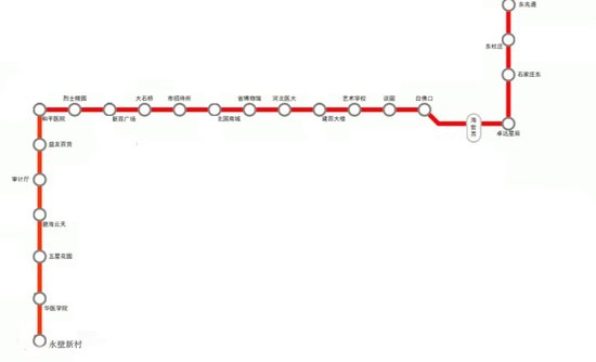 石家庄地铁5号线规划路线图图片