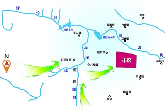 距离石家庄不到50公里的井陉矿区和井陉县是西南风道上风口的"主力"图片