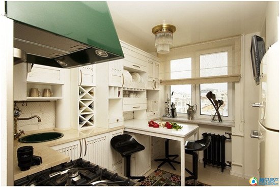 俄式复古厨房 空间设计大升级