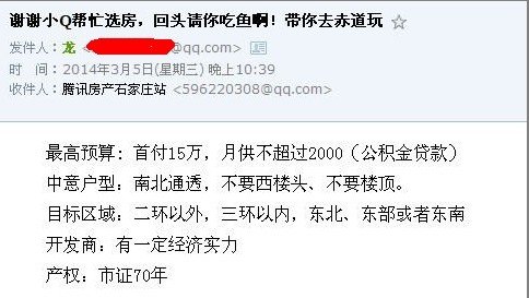 小Q帮选房: