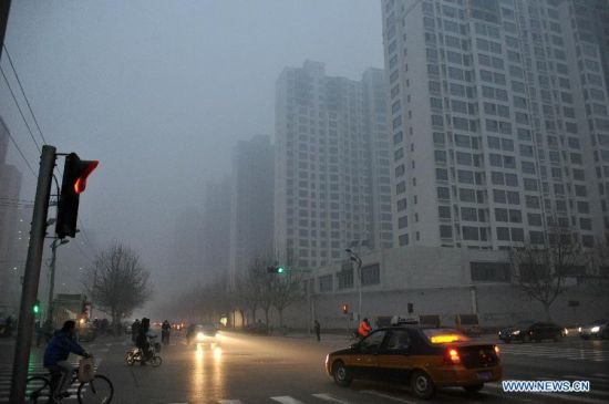 雾霾中含剧毒物质?石家庄市已开查污染物成分