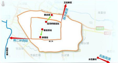 石家庄新火车站规划图4图片