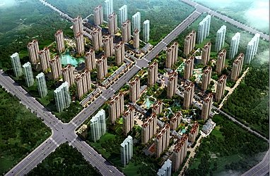 天洲视界城鸟瞰图