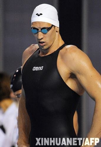 组图:泳联不承认贝尔纳100米自由泳世界纪录_