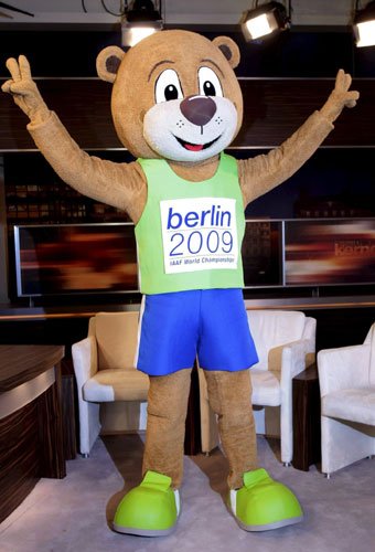 2009年田径世锦赛吉祥物:奔跑的柏林熊(图)_图