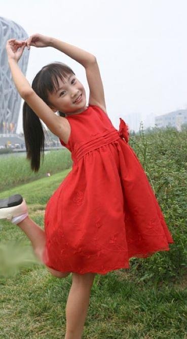 组图:北京奥运开幕式<em>独唱</em>红衣<em>女孩</em>林妙可