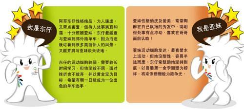 2009东亚运动会吉祥物 东仔与<em>亚妹</em>诞生(图)_其