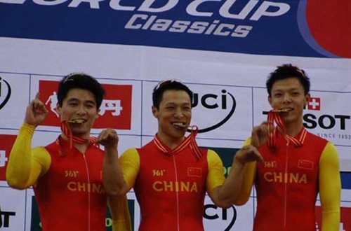 361°助力中国国家自行车队取得历史最好成绩