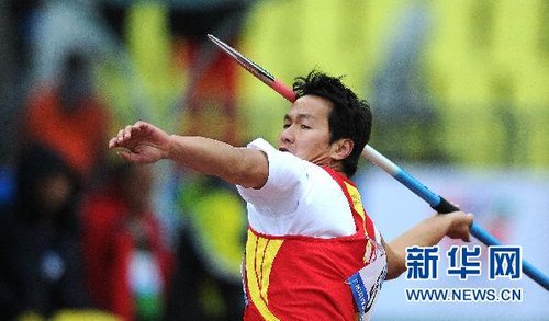 高明杰打破男子标枪F44级世界纪录[组图]