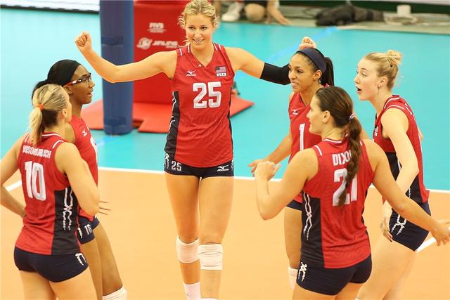女排世界杯美国逆转日本升至第三 俄罗斯第四