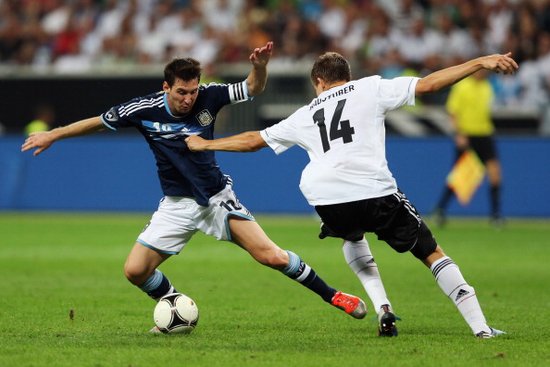 热身-阿根廷3-1德国 梅西破门中柱天使世界波