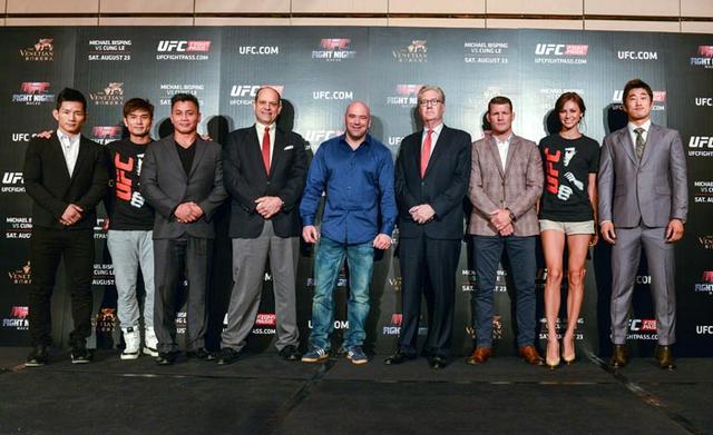 UFC澳门赛发布会在港举行 多场焦点战敲定