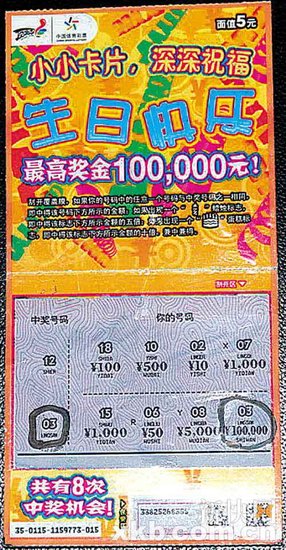 广东<em>江门女</em>彩民中生日快乐10万大奖(图)_体