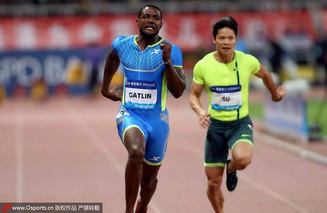 上海赛飞人大战加特林9秒92夺冠 苏炳添获第4