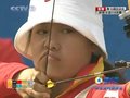 视频：射箭女团赛 15箭后中国扩大领先11环