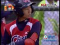 视频：垒球附加赛 中国队三振出局