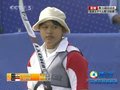 视频：女子射箭1/8决赛 第二局印尼26-26印度