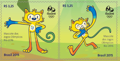 巴西发行第三套里约奥运会和残奥会纪念邮票