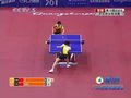视频：乒球女单决赛 郭跃先上手得到一分