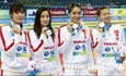 Kvinnors 4x100 meter medley relä tvåa Kina