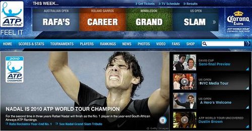 历届ATP年终NO.1：纳达尔首冠 费德勒5度登顶