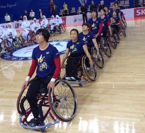 中国轮椅女篮亚残会摘金 成中国篮球2014首冠