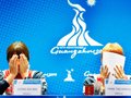 高清：女子铅球中国包揽冠亚军 李玲力摘金
