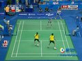 视频：羽球混双1/4决赛 中国组合爆发连拿7分