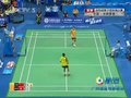 视频：羽毛球男团 陈金大力扣杀得分 6-2