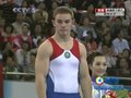 视频：体操单项决赛男子跳马 中国获得银牌