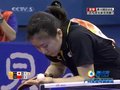 视频：乒球女单半决赛 第6局回放郭跃扳成3-3