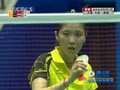 视频：羽球女团中泰战 沙西丽吊球挂网失分