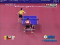 视频：乒乓球男单半决赛 王皓第三局
