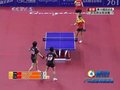视频：乒乓球女双决赛第四局全程