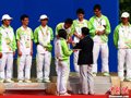 高清：女子藤球团体颁奖仪式 中国队屈居亚军