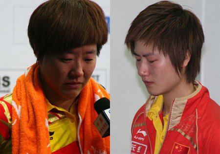 世乒赛女团决赛中国1-3新加坡 17年首次丢冠