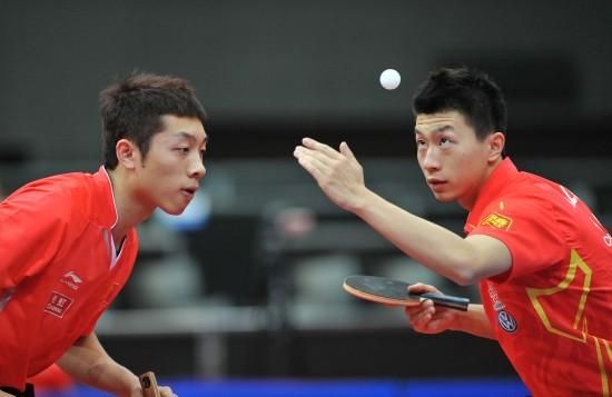 中乒赛马龙携许昕樊振东进四强 男双提前夺冠