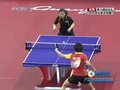 视频：乒球女单半决赛 福原爱正拍抽球下网