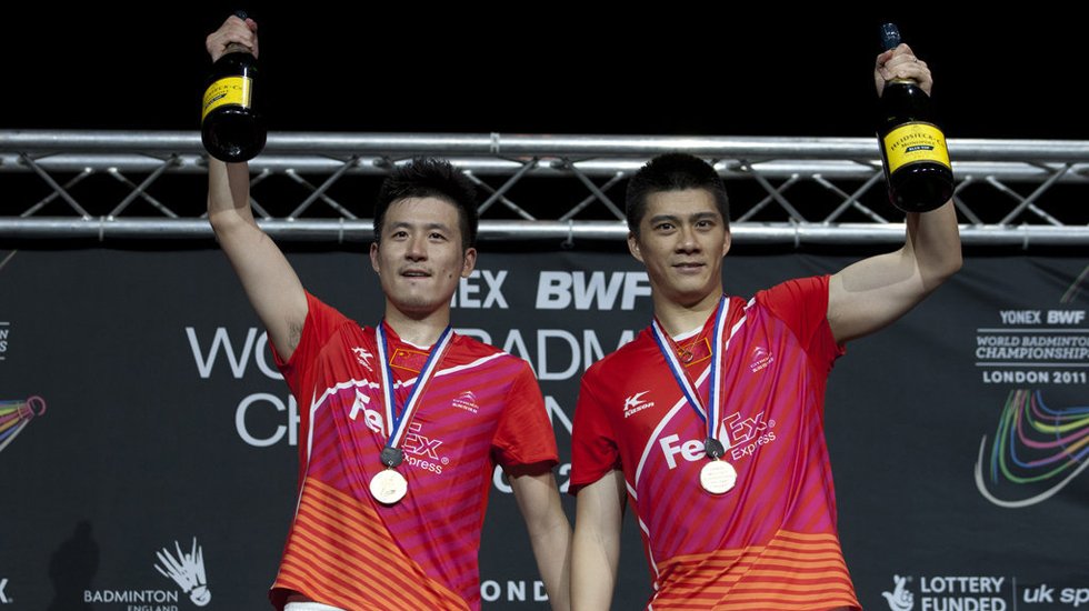 林丹vs李宗伟2013世锦赛图片