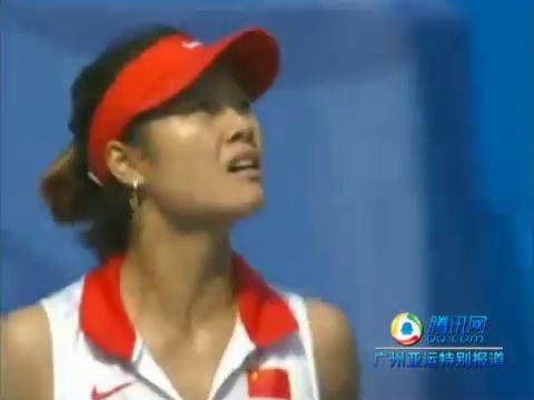 视频：李娜战胜詹咏然 率女网夺团体金牌