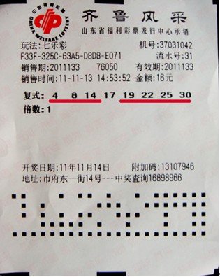 彩民中七乐彩43万中奖后妻子态度大转变图