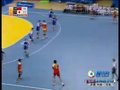 视频：女子手球中国传接球精妙 完美配合得分