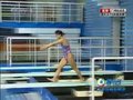 视频：跳水女子三米板决赛 日本选手中川真依第一跳54.00分