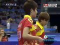 视频：乒乓球女双决赛 金牌已稳落中国