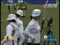 视频：射箭女团半决赛前三箭 韩国26-26印度