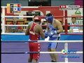视频：男子拳击 韩国选手犯规印度选手获胜